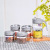 Ageliya Oiler Seasoning Containers Five-Piece Set Promotional Gift Glass Oiler Glass Seasoning Jar Set