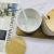 Household Japanese-Style Seasoning Box Kitchen Ceramic Seasoning Jar Chili Oil Can Tulip Wooden Pallet Four-Piece Kitchen Supplies
