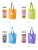 Factory Direct Sales Cartoon Hasp Zipper Shopping Bag Eco-friendly Waterproof Bag Customizable Logo Gift Bag