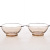 Kangfu Advertising Promotion Kitchen Tableware Gift Brown Glass Bowl 5-Piece Set Salad Bowl Gift Creative Bowls and Dishes