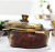 Egeria European-Style Raw Glass Tableware Kangfu Glass Bowl Disk Set Glass Soup Pot