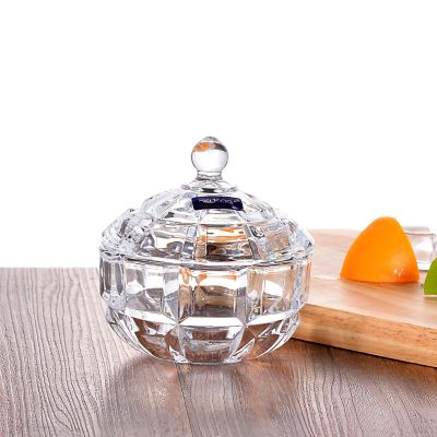 Candy Box European-Style Storage Jar Creative Glass Sealed Can Household Living Room Snack Jar