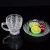 2021 New Green Apple Fashion Coffee Set 12-Piece Set Coffee Shop Special Cup and Saucer