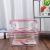 Crystal Color Series Freshness Bowl Four-Piece Gift Box Microwave Oven Glass Lunch Box Heating Insulation Lunch Box Student Lunch Box