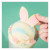 Youwu Good Product Cute Waffle Rabbit Ice Cup Cup with Straw