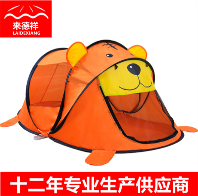 Children's Indoor Color Matching Little Tiger Game Tent Customized Cartoon Children Outdoor Pop-up Toy Play House