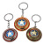 Avengers Captain America Iron Man Car Key Ring Men and Women Handbag Pendant Cartoon Small Gifts Wholesale