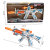 Factory Price Direct Supply New Electric Children's Toy Gun Light Emitting Vocal Cord Vibration Rotating Sound and Light Music Boy Rush