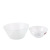 Transparent Glass Fruit Salad Bowl Plate Household Large Cute Japanese and Nordic Style Bird's Nest Dessert Bowl