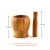 Suncha Garlic Press Household Wooden Kitchen Crushing Garlic Solid Food Grinder Garlic Mortar Manual Garlic Mashing Jar