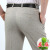 Summer Thin Ice Silk Stretch Linen Pants Men's Pants Middle-Aged Men's Casual Pants Middle-Aged and Elderly Dad Suit Trousers