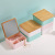 New Arrival Bamboo Cover Cosmetic Box Jewelry Storage Box Desktop Classification with Mirror Finishing Box Dustproof Jewelry Box