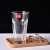 Qianli Heat-Resistant Explosion-Proof Glass Octagonal Water Cup Home Breakfast Milk Cup Juice Cup Octagon Cup Factory Wholesale