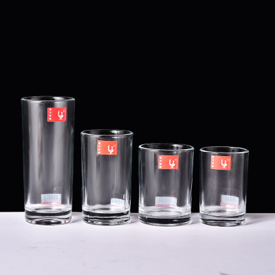 Household Transparent Glass Crystal Glass Household Water Cup Anti-Scald and Heat-Resistant Water Cup Tea Cup Drinking Cup