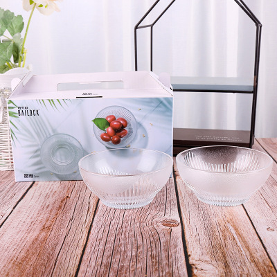 Promotional Novelties Two-Piece Bowl Gift Box Salad Bowl Advertising Promotion New Year Festival Gift