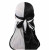 Two-Tone Silk Satin Long Tail Braid Pirate Hat Elastic Toque Chemotherapy Hat Silky Durag
