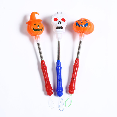 Led Ghost Ghost Head Light Stick 2021 Funny Weird Party Glowing Creative Luminous Toys Stall Supply