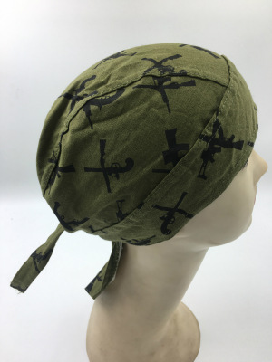One Piece Dropshipping New Cotton Pirate Hat Outdoor Adult Riding Headscarf European and American Series Headgear