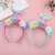 2021 New Mermaid Tail Luminous Headband Led Cute Sequins Colorful Children's Toy Hair Accessories Stall Night Market