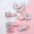 Danqing Ornament New Children's 5-Piece Hair Accessories Korean Style Cartoon Cloth Hairpin Sets Cute Crown Barrettes
