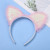 Children's Cartoon Luminous Headband Sequined Cat Ear Headband Concert Headband Props Stall Toy Factory Wholesale