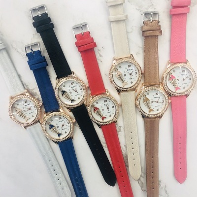 New Foreign Trade 3D Women's Watch Small Fish Three-Dimensional Creativity Belt Watch with Diamond Fashion Student Quartz Watch