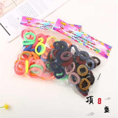 Children's Hair Friendly String Candy Color Durable High Elastic Hair Band Maiden Fresh Personality Rubber Band Hair Rope