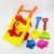 Beach Toy Trolley Children's Large Beach Pushcart Toy Set Beach Bucket Water Playing Sand Shovel 084