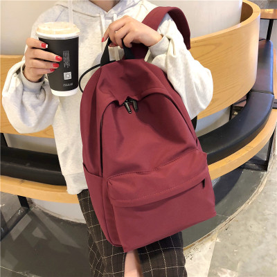 Schoolbag Female Korean Harajuku Ulzzang Versatile High School Backpack Female Student Ins Campus Minimalist Waterproof Rucksack