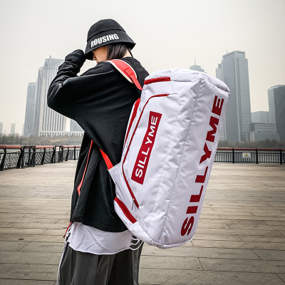 Large Capacity Men's Shoulder Bag Fashion Brand Japanese Crossbody Bag Multi-Functional Backpack Yoga Fitness Bag Portable Travel Bag