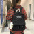 Schoolbag Female Korean High School Student Cotton Harajuku Ulzzang Junior High School Student Contrast Color Backpack College Students' Backpack