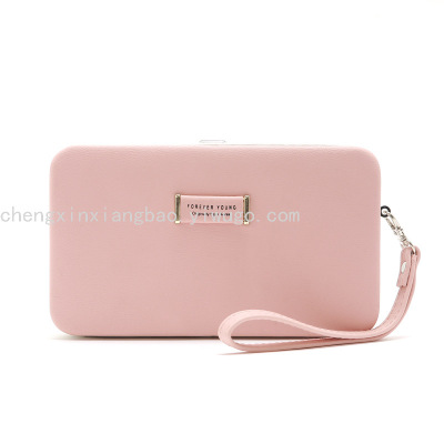 Trendy Women's Bags New Korean Style Women's Long Forever Wallet Lunch Box Bag Mobile Phone Bag Card Holder