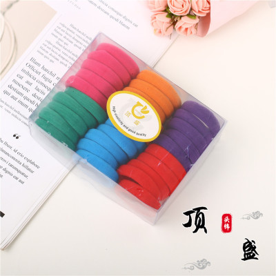 Highly Elastic Hair Rope Seamless Hairband Candy Color Rubber Band Tie-up Hair Head Rope Durable Hair Accessories