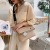 Hong Kong Style Small Bags Women's 2019 Summer New Women's Bag Retro Chic Messenger Bag Simple Wide Shoulder Strap Shoulder Bag Fashion