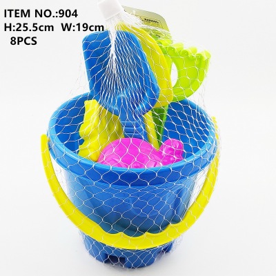 Beach Bucket Set Children's Castle Beach Bucket Sand Digging Tool Shovel Beach Toy Trolley