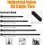 Heavy Cable Zip Ties 7.6*30-55cm Plastic Cable Ties kg Tensile Strength Black