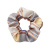 Japanese and Korean JK Uniform Fabric Plaid Large Intestine Ring Sweet Cute Intestine Circle Houndstooth Design Rubber Band