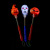 Led Ghost Ghost Head Light Stick 2021 Funny Weird Party Glowing Creative Luminous Toys Stall Supply