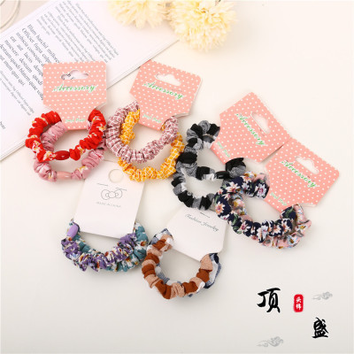 Fabric Fashion Hair Ring Ins Large Intestine Hair Band Small Fresh Hair Band Hair Rope Hair Accessories Hair Band