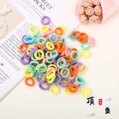 Children's Hair Ring Hair Rope Rubber Band Seamless Candy Color Towel Ring Hair Band Elastic Band Rubber Band Hair Rope