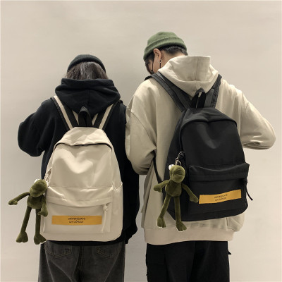 Schoolbag Female Korean High School Harajuku Ulzzang College Student Simple Backpack Men's Fashion Trendy Ins Style Backpack