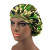 European and American Popular Camouflage Special Printing Satin Nightcap Elastic Wide Brim round Cap Beauty Shower Cap