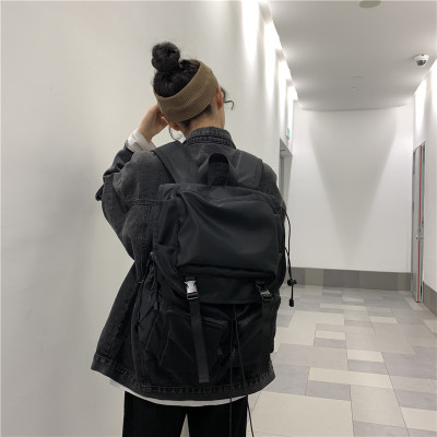 Korean Style Large Capacity Backpack Men's Fashion Trendy Backpack Lightweight Casual Simple Student Schoolbag Travel Bag Women