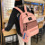 Schoolbag All-Matching Simple Hong Kong Style Backpack Female Student Korean College Style Harajuku Junior High School High School Student Backpack Fashion