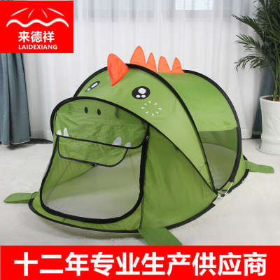 Children's Tent Automatic Pop-up Unicorn Dinosaur Kids' Playhouse Anti-Mosquito Tent Indoor and Outdoor Toys Castle