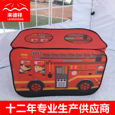 Children's Tent Firefighter Police Car Play House Indoor and Outdoor Folding Tent Game House Children Car Tent