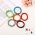 Color Simple Stretch Hair Band for Hair Ties Bun Ponytail Hair Ring Instafamousrubber Band All-Matching Hair Rope