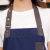 Wholesale Custom Logo Canvas Thick Apron Cafe Multi-Function Halter Adjustable Multi-Pocket Kitchen Wear-Resistant Apron