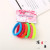 Candy Color Highly Elastic Hair Rope Thick Hair Band Basic Color Towel Ring Head Rope Stylish Hair Accessories