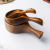 Nanmu Old Paint Wooden Bailer Creative Short Handle Household Kitchen Water Scoop Bowl Salad Bowl Whole Wood Dining Bowl Factory Wholesale
